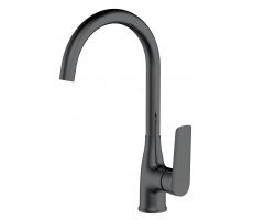 Смеситель Lagos Gun Metal для кухни R-излив LG 519GM ESKO 