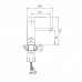 Смеситель для раковины WesnaArt KUBUS KUB13-210, сатин