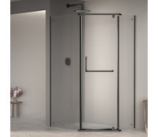 Душевой уголок 80x100 RGW Passage 35089180-14 Черный матовый Душевой уголок 80x100 RGW Passage 35089180-14 Черный матовый