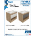 Тумба подвесная для ванной 70 см Teymi Vitra корпус дуб без фасада T60403 Тумба подвесная для ванной 70 см Teymi Vitra корпус дуб без фасада T60403