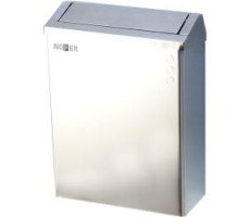 Контейнер для мусора настенный 23 л. с крышкой Глянцевый, шт NOFER 14078.B Контейнер для мусора настенный 23 л. с крышкой Глянцевый, шт NOFER 14078.B