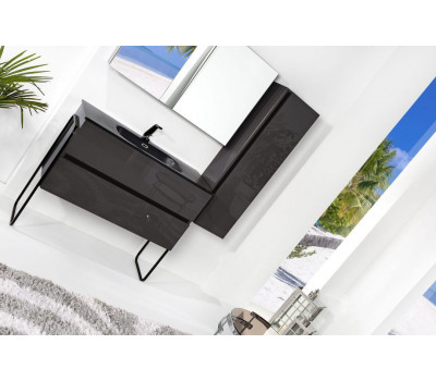 Пенал Armadi Art Vallessi 120 Антрацит глянец 836-A glossy 