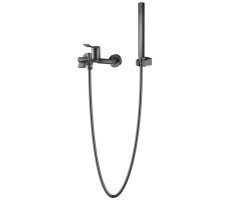 Смеситель для ванны и душа Azario ABILITY с ручным душем, графит AZ-VRY238331AJ 