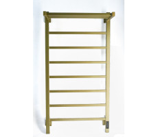 Полотенцесушитель электрический Comfysan Marte-K EC-8 100/50 с полкой, MAT GOLD RAL 
