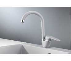 Смеситель для кухни GRANULA 1024, АЛЮМИНИУМ 