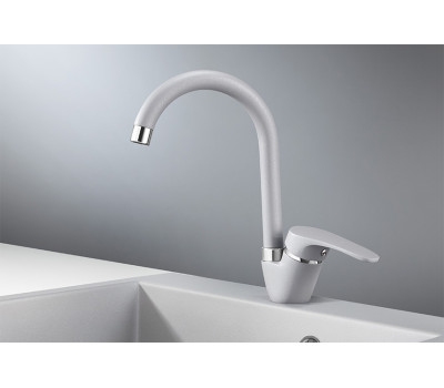 Смеситель для кухни GRANULA 1024, АЛЮМИНИУМ 