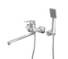 Смеситель для ванны с длинным поворотным изливом RUSH Thira TR3635-51 хром 