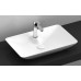 Раковина ISVEA SistemaY Clear накладная ШГВ 600*377*127 отверстия для смесителя отсутствуют цвет белый 10SY50060 