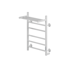 Полотенцесушитель электрический Ника WAY-2 60/40 с полкой RAL9016 белый матовый правый тэн Полотенцесушитель электрический Ника WAY-2 60/40 с полкой RAL9016 белый матовый правый тэн