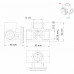 Смеситель для душа WasserKRAFT Donau 5300 5351 Хром 