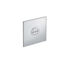 Форсунка квадратная из латуни размер 70x70 мм Newform Set doccia 691.02.014 Хром 