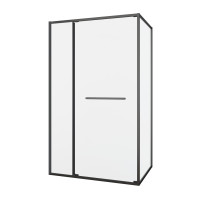 Душевое ограждение Black&White S1180-1290GM 