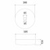Раковина накладная стеклянная ABBER Glas AK2301 прозрачная 