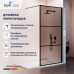 Душевая перегородка RGW WA-09B 1000 06100910-34 Черный Душевая перегородка RGW WA-09B 1000 06100910-34 Черный