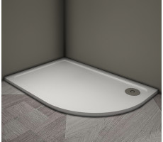 Душевой поддон Veconi Tezeo stone TZ-11L, 1000x800x30, искусственный камень, белый TZ11L-10080A-01-19C3 