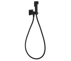 Гигиенический душ со смесителем встраиваемый Grocenberg GB005BLBL, черный 
