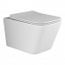 Подвесной унитаз Metric Rimless Ceramica Nova CN3007 Белый, микролифт