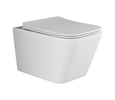 Подвесной унитаз Metric Rimless Ceramica Nova CN3007 Белый, микролифт Подвесной унитаз Metric Rimless Ceramica Nova CN3007 Белый, микролифт