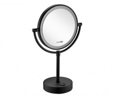 Косметическое зеркало WasserKRAFT Elbe K-7200 1005BLACK черный матовый 