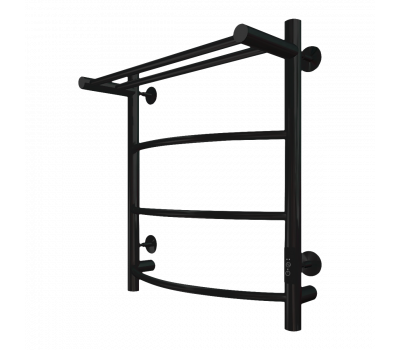 Полотенцесушитель электрический Comfysan Classic EC-4 60/50 с полкой, черный 