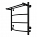 Полотенцесушитель электрический Comfysan Classic EC-4 60/50 с полкой, черный 