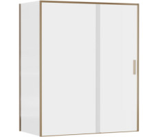 Душевой уголок Aquanet Pleasure Evo 160x80 AE65-160x80-GBT профиль золото-никель браш, прозрачное стекло 