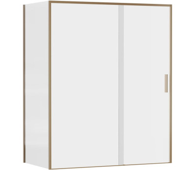 Душевой уголок Aquanet Pleasure Evo 160x80 AE65-160x80-GBT профиль золото-никель браш, прозрачное стекло 