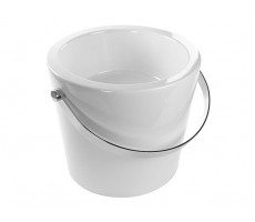 Раковина накладная, без перелива Scarabeo 8803CR BUCKET полотенцедержатель, цвет White