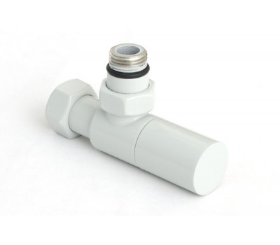 Вентиль Сунержа G 1/2" НР х G 3/4" НГ угловой цилиндр цвет-RAL 7035 Светло-серый 7035-1400-1234 