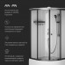 Душевая кабина 90x90 см, без гидромассажа AM.PM X-Joy W94C-401A-090BT  