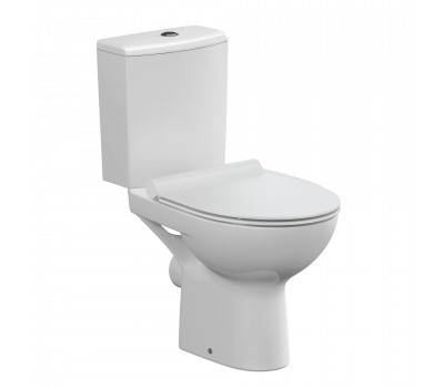 Унитаз компакт Cersanit NATURE Clean On 011 3/5 DPL EO slim 65410 белый 
