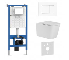 Комплект 3в1 IBERICA BLANCA инсталляция SILENCIO, унитаз TOLEDO ALTO белый, кнопка смыва ESTI-S белый глянцевый (IB001.TLA.234.855) Комплект 3в1 IBERICA BLANCA инсталляция SILENCIO, унитаз TOLEDO ALTO белый, кнопка смыва ESTI-S белый глянцевый (IB001.TLA.234.855)