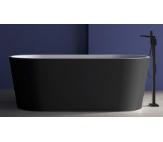 Акриловая ванна ABBER AB9209MB черная матовая  Акриловая ванна ABBER AB9209MB черная матовая