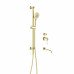Встраиваемый комплект для ванны и душа Feramolli Sole SGL13, золото шампань 