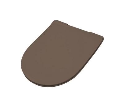 Сиденье для унитаза Artceram File 2.0 FLA014 40  с микролифтом, цвет: marrone tortora