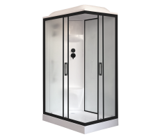 Душевая кабина Royal Bath  RB 8120HP6-WC-BL (белое/матовое) левая 
