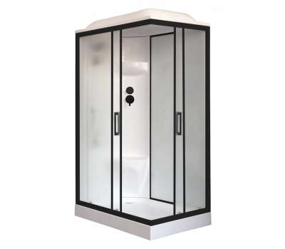 Душевая кабина Royal Bath  RB 8120HP6-WC-BL (белое/матовое) левая 