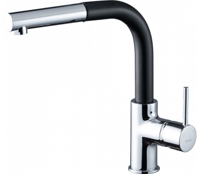 Смеситель для кухни Rivelato Ledro Г-обр.с выдвижной лейкой D-35ммcromo 9022208 antracite cromo Смеситель для кухни Rivelato Ledro Г-обр.с выдвижной лейкой D-35ммcromo 9022208 antracite cromo