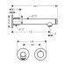 Смеситель для раковины Axor Uno 45113990 золото 