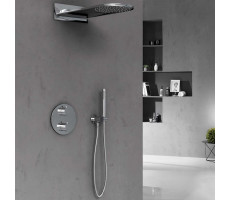 Душевой комплект Vincea VSFW-104TCH термостатический встраиваемый, двухрежимный, хром Душевой комплект Vincea VSFW-104TCH термостатический встраиваемый, двухрежимный, хром