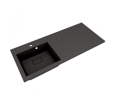 Раковина Florentina Аванти 110 см 10.310.0L110.302, антрацит 