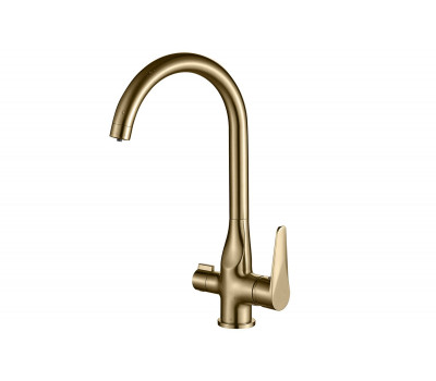 Смеситель для кухни ZORG STEELHAMMER SH 910 BRONZE бронза 