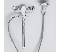 Смеситель для ванны и душа с длинным изливом и душевым набором AM.PM Gem F90A90100 Хром 