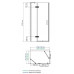 Душевой уголок WasserKRAFT  10H06LBLACK черный матовый/хром 