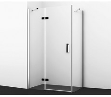 Душевой уголок WasserKRAFT  10H06LBLACK черный матовый/хром 