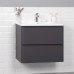 Комплект тумба Итана Roberto 70 подвесная, с раковиной Adel 70/Adelina 70, графит Комплект тумба Итана Roberto 70 подвесная, с раковиной Adel 70/Adelina 70, графит