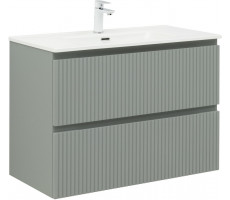 Тумба с раковиной Aquanet Джейн 90 цв.мисти грин (раковина Flat) 00332533 Тумба с раковиной Aquanet Джейн 90 цв.мисти грин (раковина Flat) 00332533