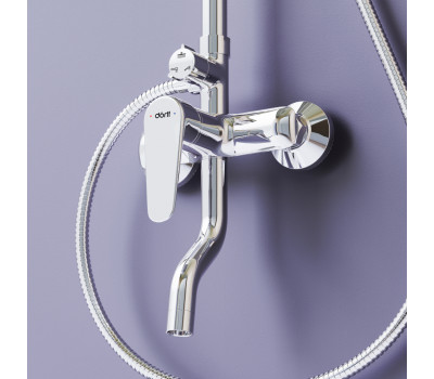 Душевая система Dorff Prime D0740900 Хром; серый 