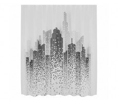 Шторка WasserKRAFT Leine SC-38101 38101 черный матовый/белый матовый 