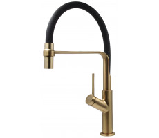 Смеситель для кухни гибкий излив черный Gold K50GB ESKO Смеситель для кухни гибкий излив черный Gold K50GB ESKO